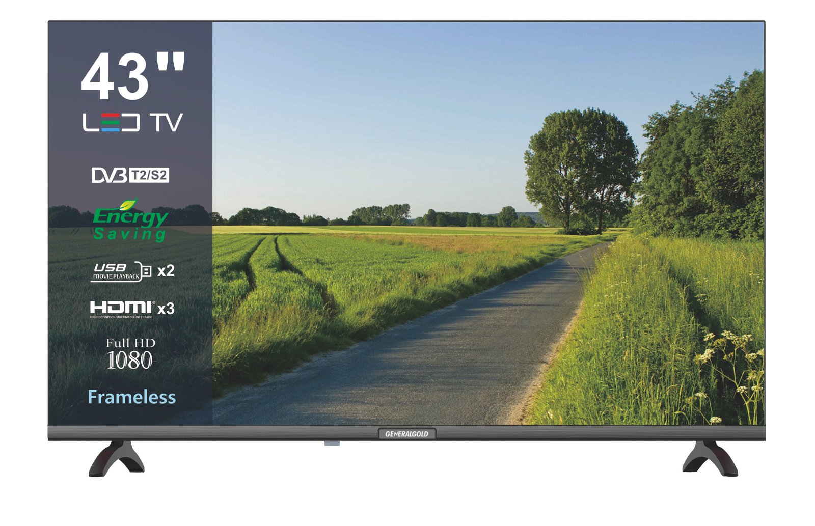 43GS7000 43" Full HD Frameless LED TV - Image 1