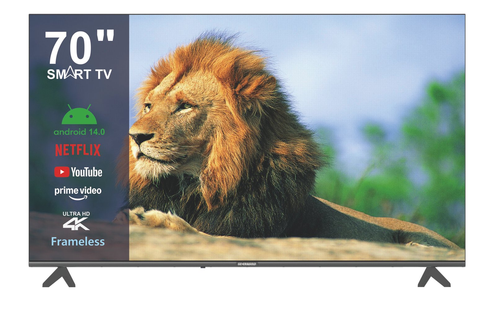 70GS8000 70" 4K UHD Android Smart TV - Image 1