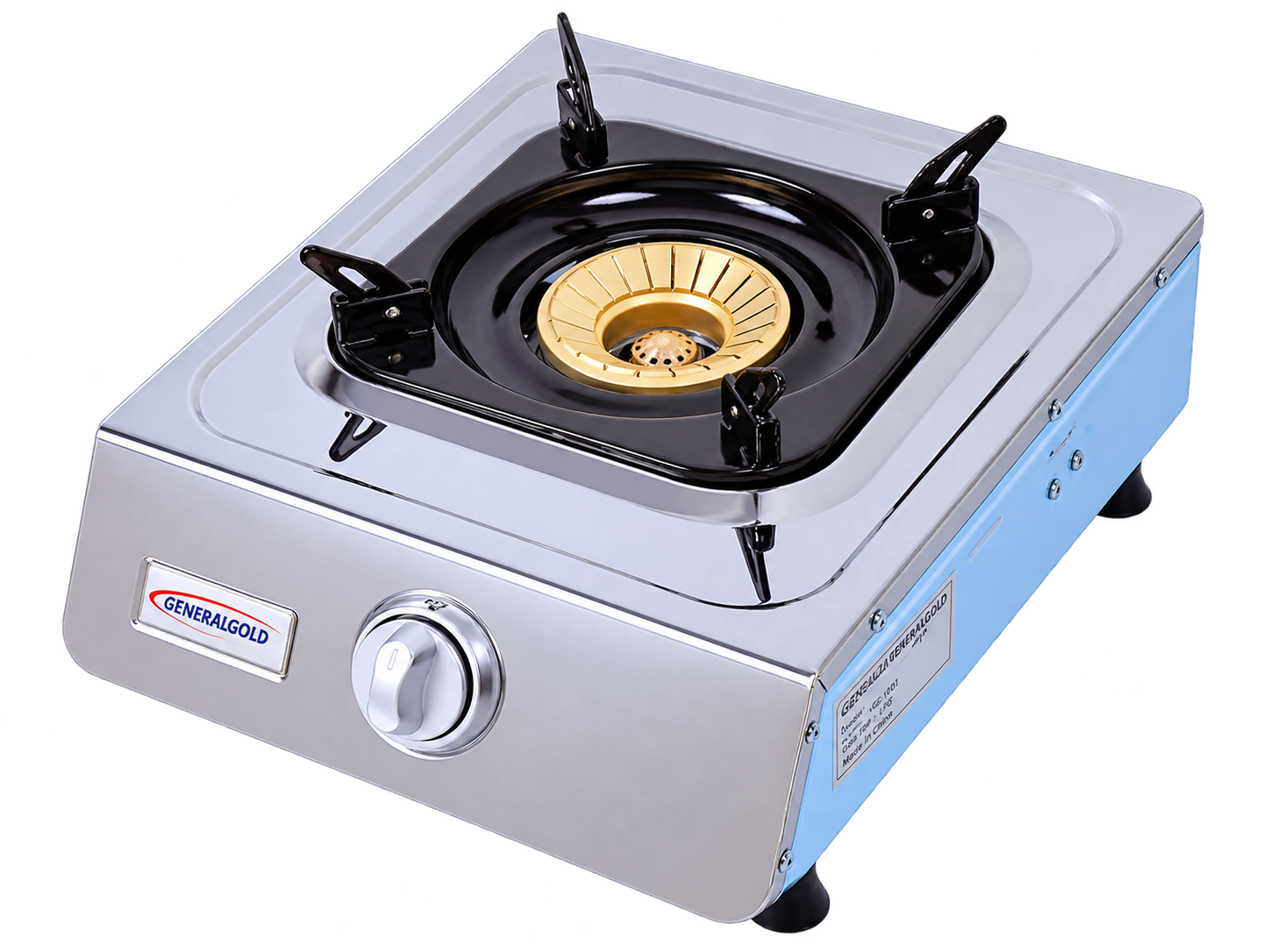 GG-100-H Single-Burner Stainless Steel Gas Stove - Image 1