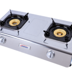 Double-Burner Stainless Steel Gas Stove