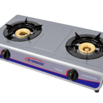 Double-Burner Teflon-Coated Gas Stove