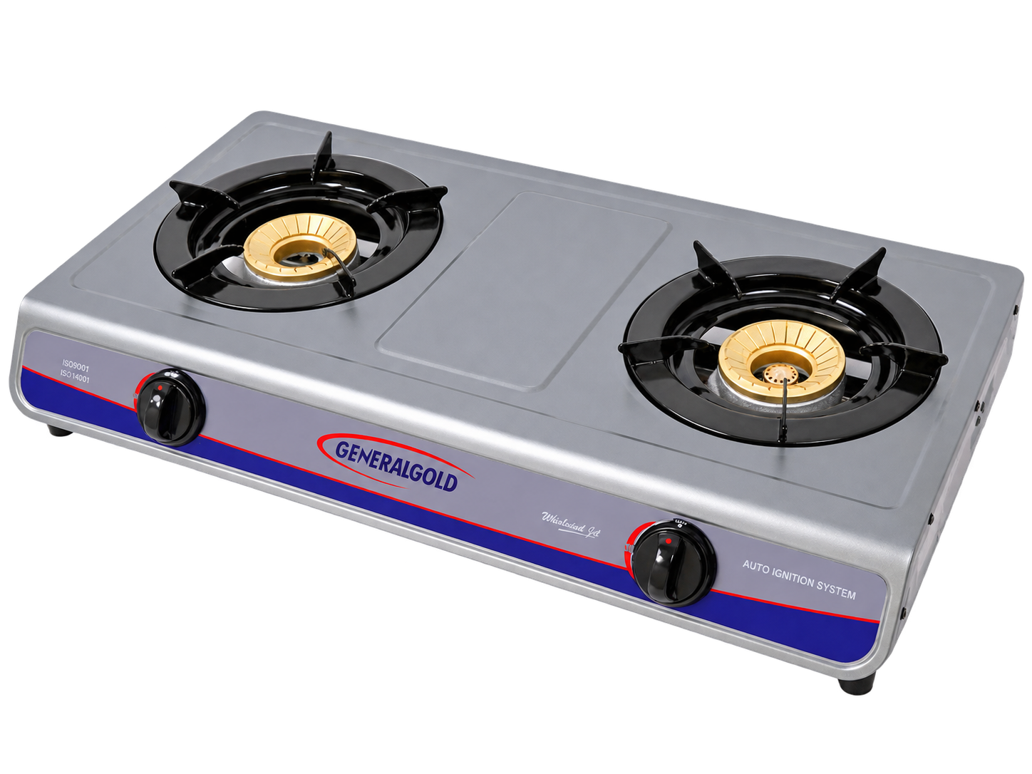 GG-200BT Double-Burner Teflon-Coated Gas Stove - Image 1