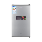 90L Silver Compact Single-Door Refrigerator