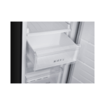 Black Single-Door Upright Refrigerator - Image 7