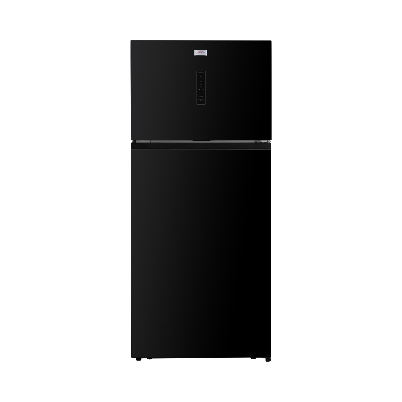 GG-CL2-850BG (5) 528L Black Glass No Frost Top-Freezer Refrigerator - Image 1