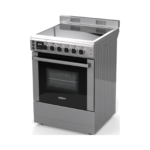 60cm 4-Zone Vitroceramic Cooker with Convection Oven - Image 4