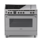 90cm 5-Zone Vitroceramic Cooker with Double Convection