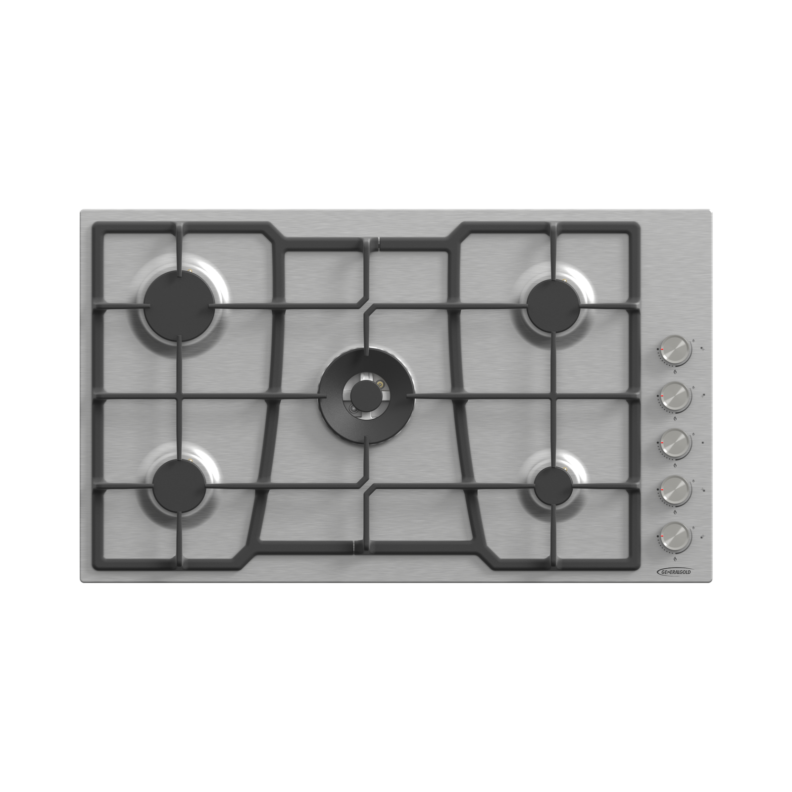 GGAR221 (1) 90cm 5-Burner Gas Hob with Cast-Iron Supports - Image 1