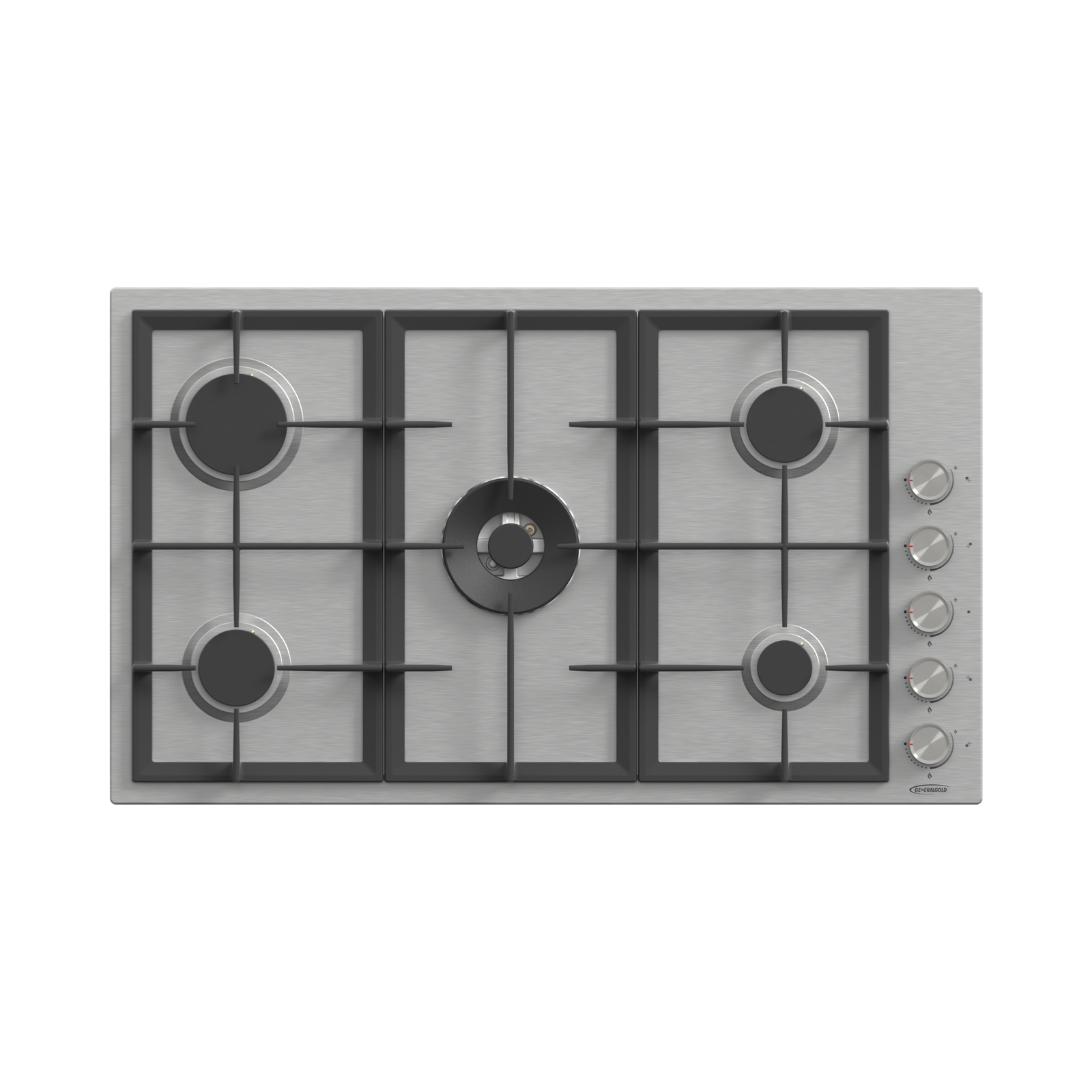 GGBL221 (2) 90cm Stainless Steel 5-Burner Built-In Gas Hob - Image 1