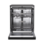 15-Place Black Dishwasher – 8 Wash Programs - Image 2