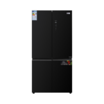 600L Black Glass Four-Door Total No Frost Refrigerator
