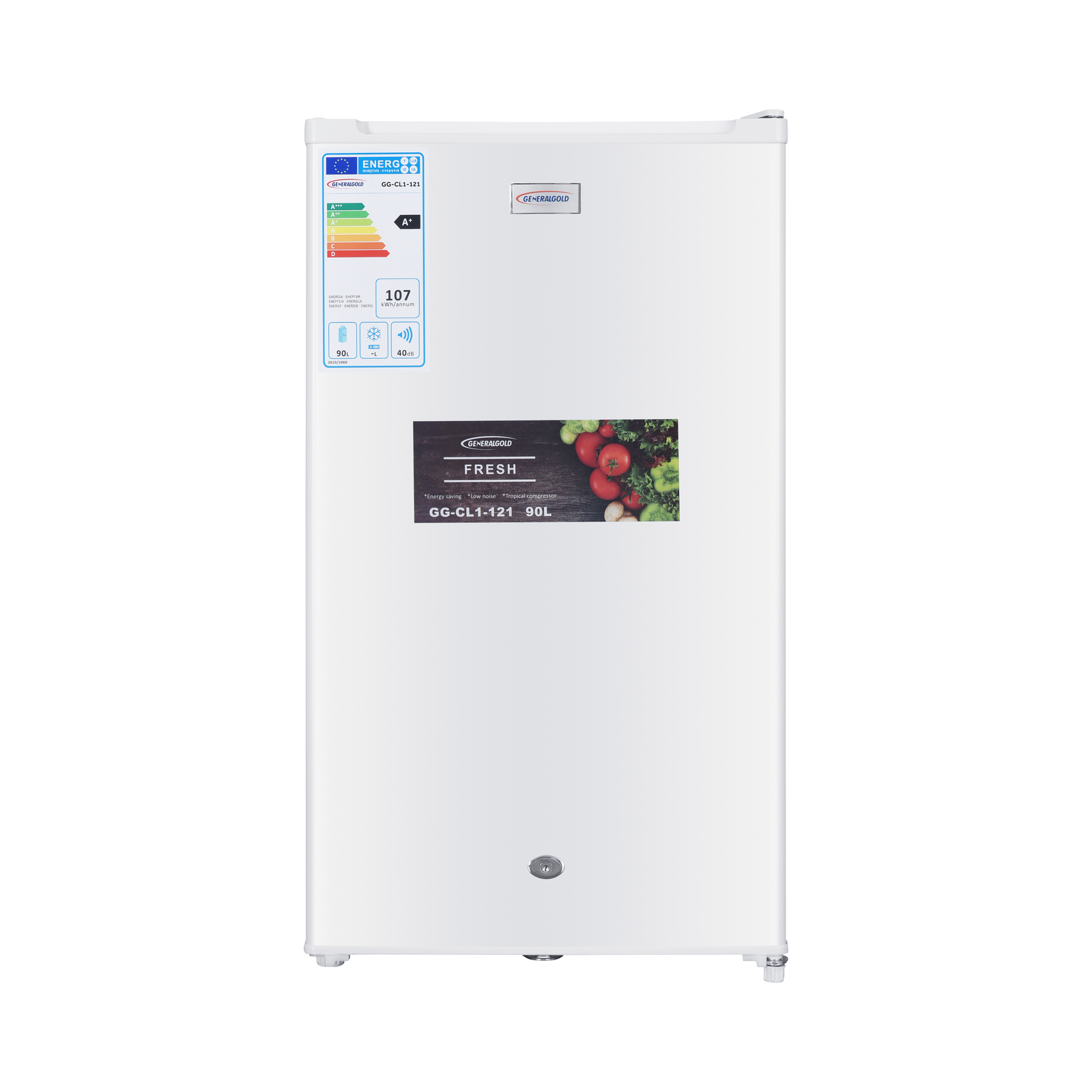奥骊冰箱23264 拷贝 90L White Compact Single-Door Refrigerator - Image 1